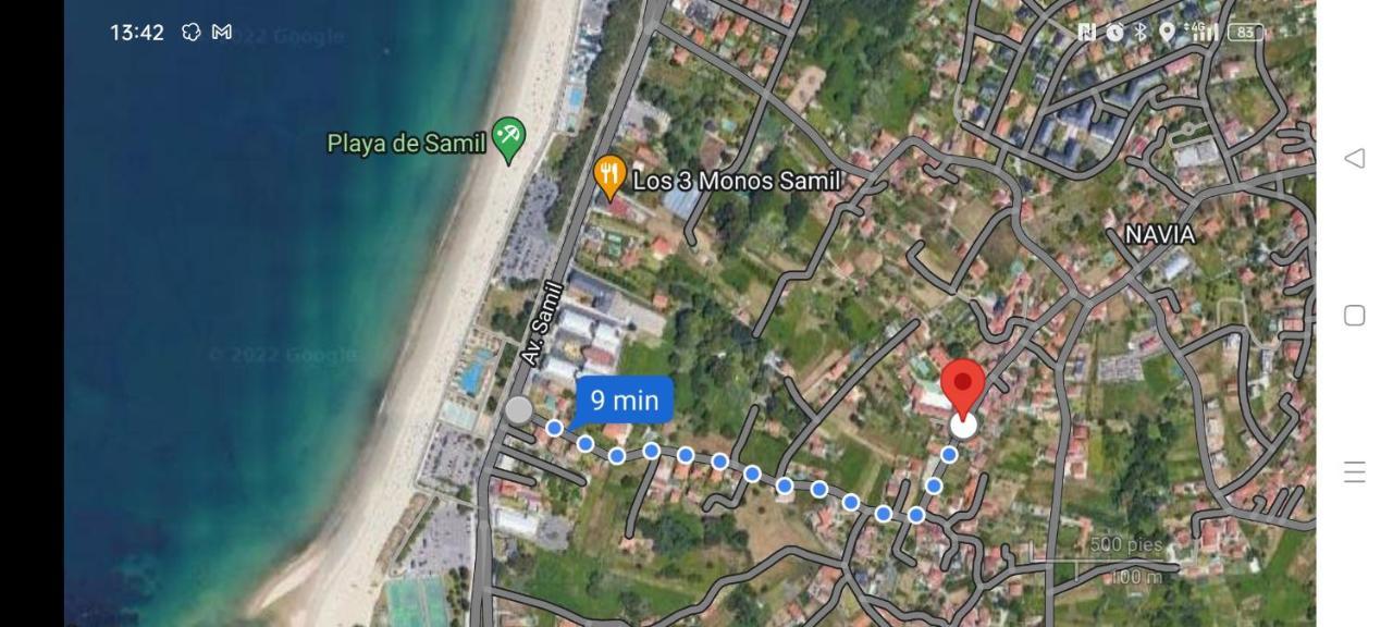 Gran Lar, 2 Hab Con Piscina Y Jardin En Samil Apartment Vigo Luaran gambar